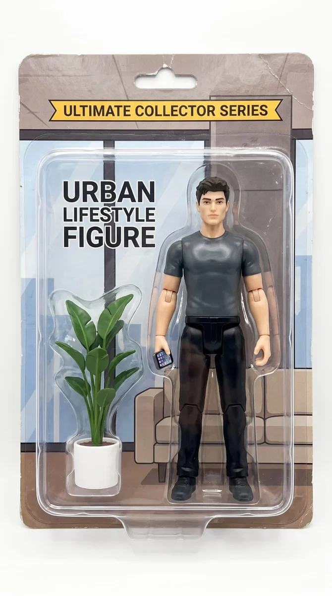 Actionfiguren mit KI: nachher